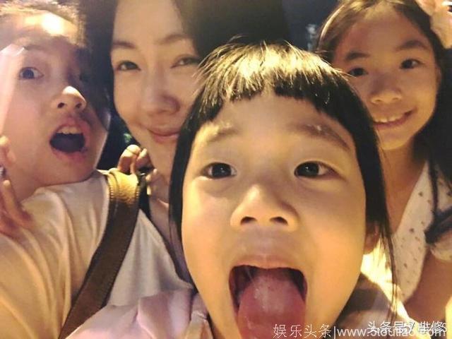 小S晒与老公和女儿们的度假照，李荣浩的评论亮了