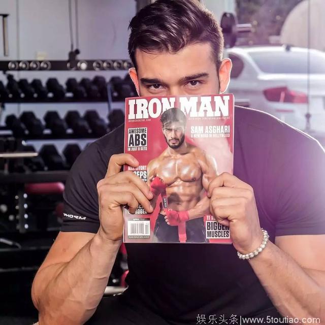 布兰妮男友Sam Asghari 荣登健身大刊，冉冉升起的健美圈新秀