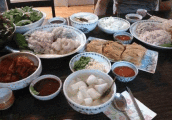 韩剧里都是骗人的, 中国美食比韩国菜好吃多了