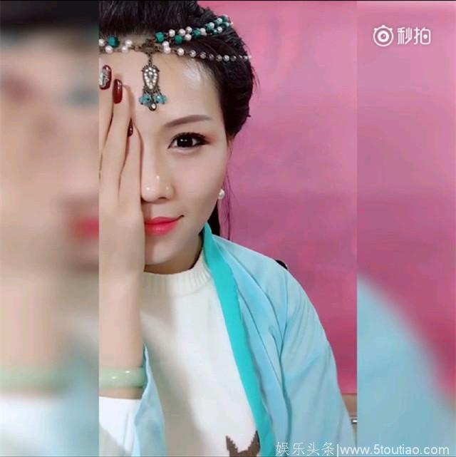 继女网友仿妆变成朱茵唐嫣后，又有川妹子易容成欧美女星！