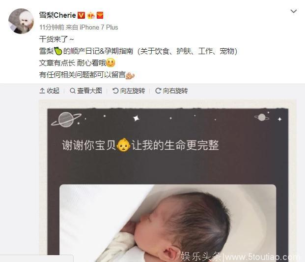 王思聪的前女友雪梨生下儿子小土豆之后，几乎就变母婴博主