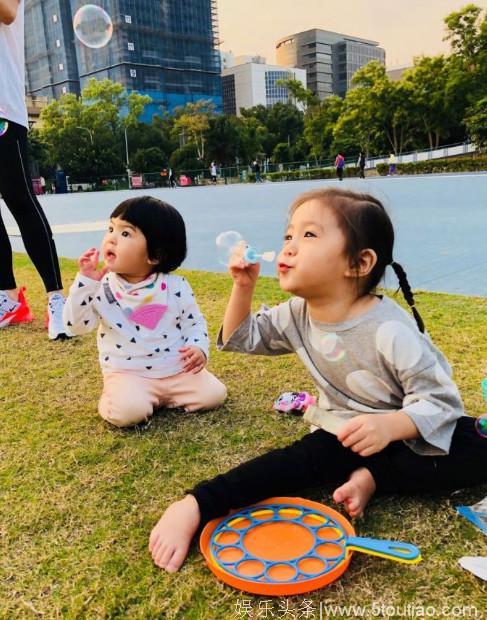 贾静雯晒BO妞近照，发型太像小老太太？网友：BO妞长大会撕照片的