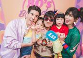 贾静雯为小女儿庆祝1周岁生日：梧桐妹、阿咘、Bo妞三姐妹同框！