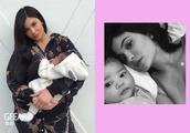 Kylie Jenner 甜晒女儿最新正脸合照，小家伙长大也是个美人胚子