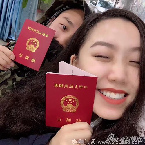 GAI与女友同框晒结婚证 3个月前曾求婚成功