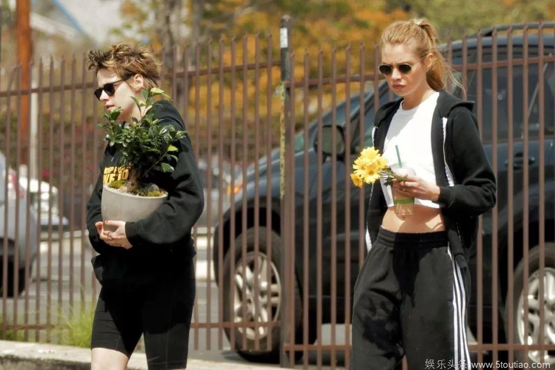 Kristen Stewart|小K携女友共同上街 买花喝咖啡日常撒狗粮