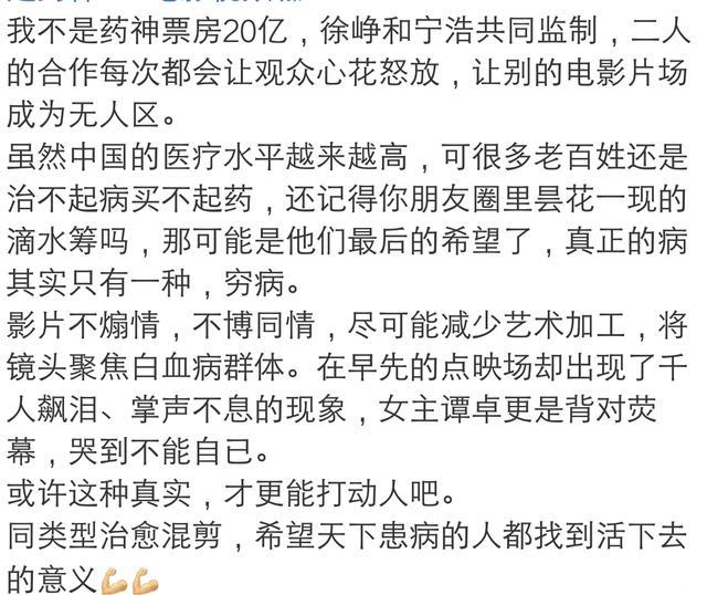 看一看网友对我不是药神的精彩影评