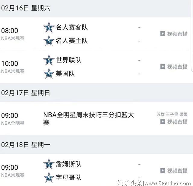 2019年NBA全明星周末最细梳理，帮你找出明星中的明星