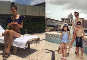 曹格娇妻泳装秀大长腿母子三人同框 曝两人疑似分居
