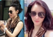 张柏芝带儿子外出游玩被偶遇，路人镜头下的她与自拍差距有些大