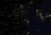 从卫星上看东亚夜景，才知道中日韩的差距原来是这样的